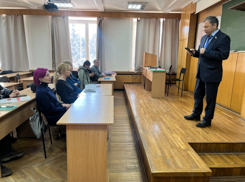 Ахмадинуров Рустем Маратович провёл лекцию для студентов Академии